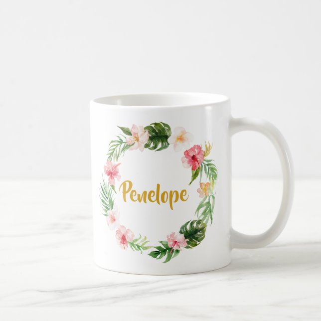Personlig Coffee Mugg, Namn Gift, Namn Kaffemugg (Höger)