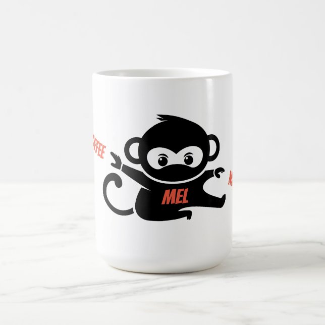 Personlig Coffee Ninja Kaffemugg (Center)