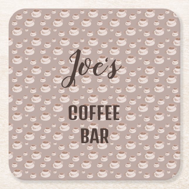 Personlig Coffee Pub Station Drink Underlägg (Framsidan)