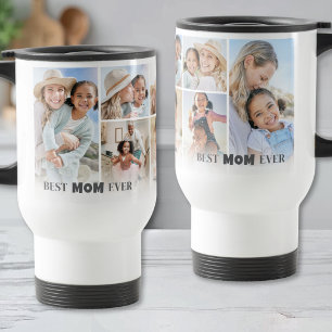 Personlig collage för bästa mamma med foto resemugg