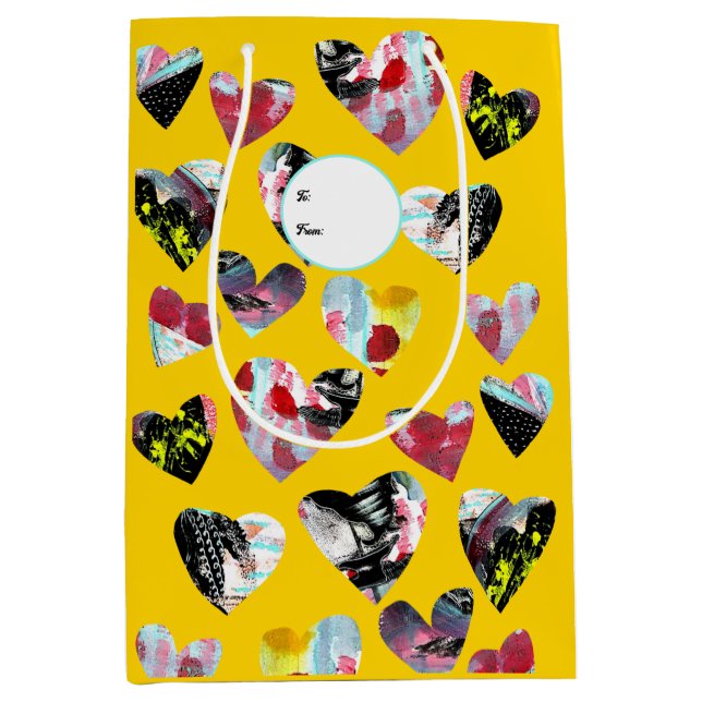 Personlig Collage Hearts (Framsidan)