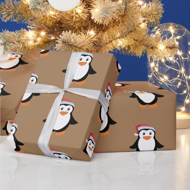 Personlig Collage Penguin - Nybörjare jul Presentpapper (Helgdagar)