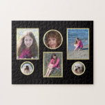 Personlig Collage Sex Photo Puzzle Pussel<br><div class="desc">Ett kollage fotopussel kan vara ett projekt för roligt för familjen både när det gäller att skapa fotosamlingpussel och sedan när det gäller att sätta ihop kollagepumlet. Ladda bara sex familjefotografier och de visas automatiskt inuti fotopusslet. Ett underbart kollage. Copyright Kathy Henis</div>