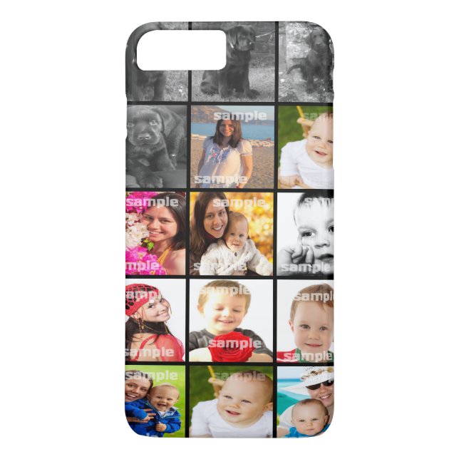 Personlig Collage Skapar din egen Case-Mate iPhone Skal (Baksida)