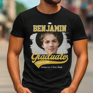 Personlig College Student Photo Studenten T Shirt
