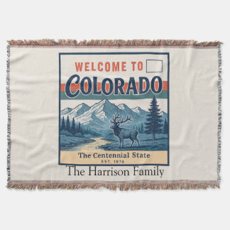 Personlig Colorado kastfilt Filt