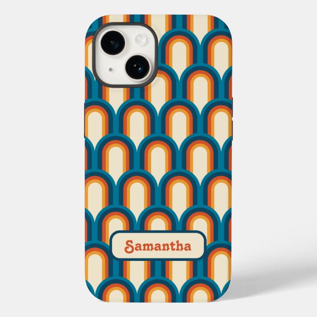 Personlig Colorful Arch Rainbow Mönster (Baksida)