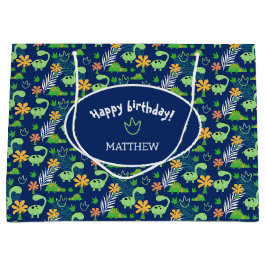 Personlig Colorful Dinosaur Mönster