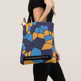 Personlig Colorful Geometric Abstrakt Mönster Tygkasse