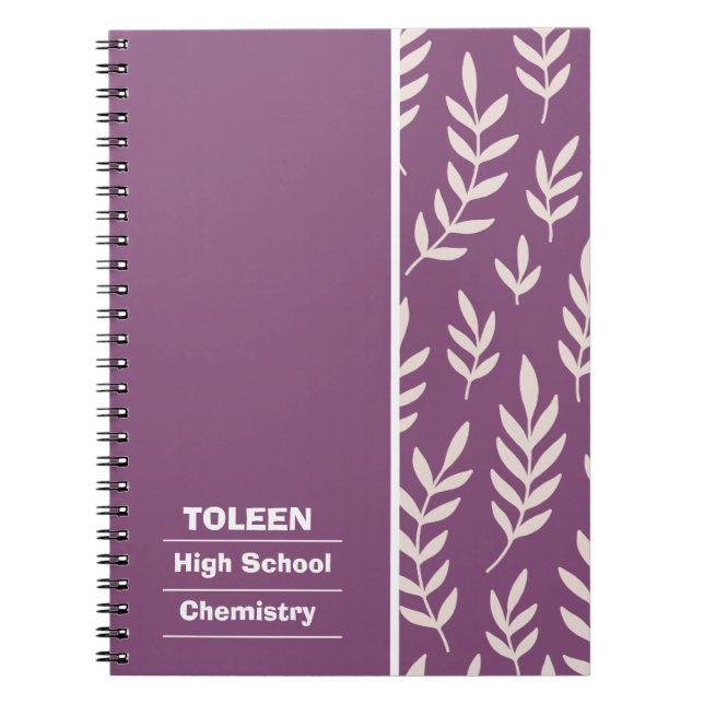 Personlig Colorful Mönster Anteckningsbok (Framsidan)