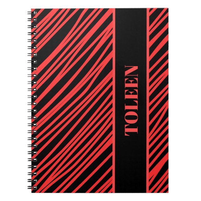 Personlig Colorful Mönster Note Anteckningsbok (Framsidan)