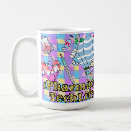 Personlig Colorful Pharmacy Tech Coffee Mugg