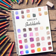 Personlig Colorful Sketchbook