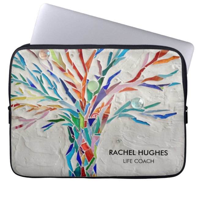 Personlig Colorful Träd Life Coach Laptop Fodral (Framsidan)