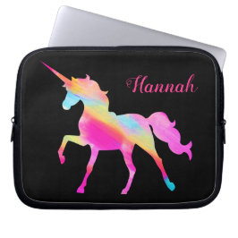Personlig Colorful Unicorn Laptop Fodral