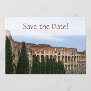 Personlig Colosseum Rom Italien Spara datum Datumet