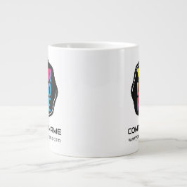 Personlig Company Business Promotive Logotyp Jumbo Mugg