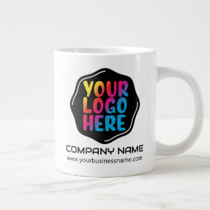 Personlig Company Business Promotive Logotyp Jumbo Mugg