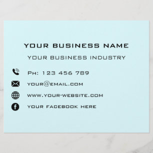 Personlig Company Info Business Promotion Flyer