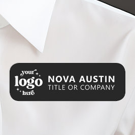 Personlig Company Logotyp Employee Magnetic eller  Namnbricka