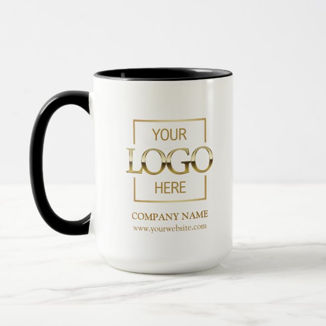Personlig Company Logotyp Promoting Office Mugg (Vänster)