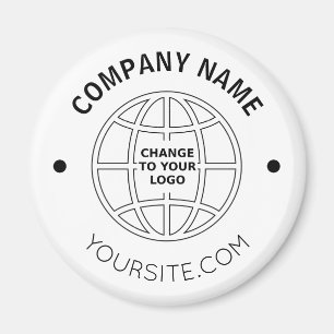 PERSONLIG COMPANY LOGOTYP WEBBEN ADRESS MAGNET