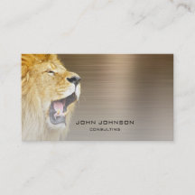 Personlig Consulting Lejon Sepia Metallic Steel