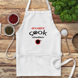 Personlig Cook Extraordinaire Vuxen Apron Förkläde