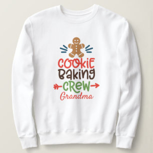 Personlig Cookie Baking Crew-Grandma T Shirt