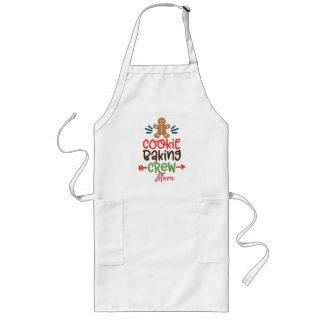 Personlig Cookie Baking Crew-Pepparkaksgubbe Långt Förkläde