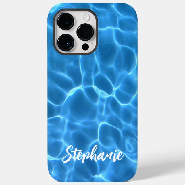 Personlig Cool Blue Simbassäng Foto (Baksida)