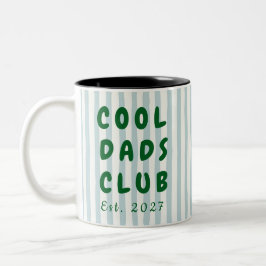 Personlig Cool Dads Club Anpassat Namn Två-Tonad Mugg
