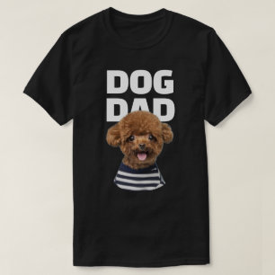 Personlig Cool Hund Pappa Foto T Shirt