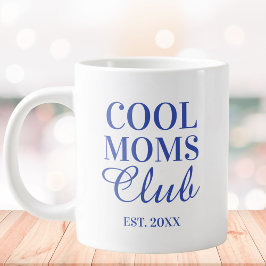 Personlig Cool Mom Club-citat Mors Dag Jumbo Mugg