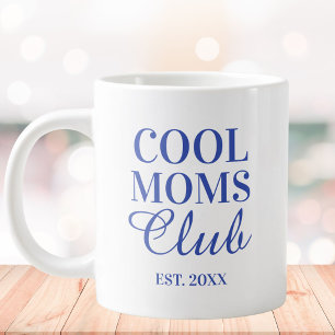Personlig Cool Mom Club-citat Mors Dag Jumbo Mugg
