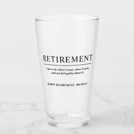 Personlig Coola Anpassningsbar Pension Beer Glaskopp