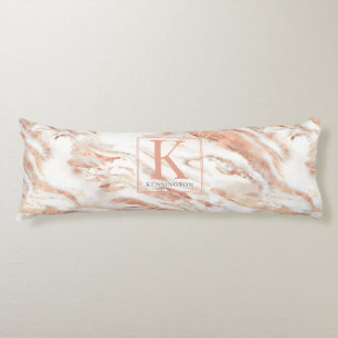 Personlig Copper Marble Ro Guld Metallic Kroppskudde