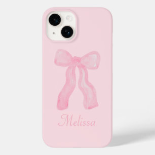 Personlig Coquette Preppy Rosa Bows