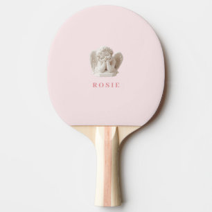 Personlig Coquette Sleeping Angel Sculpture Pingisracket