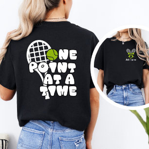 Personlig Coquette Söt Tjej Tennis T Shirt