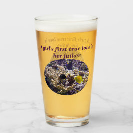 Personlig Coral Marine Life Beer Glass for Pappa Glaskopp