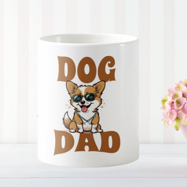 Personlig Corgi Hund Anpassningsbar Text Coffee Mu Kaffemugg (Skapare uppladdad)