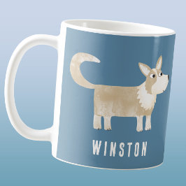 Personlig Corgi Hund Kaffemugg
