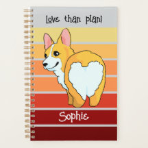 Personlig Corgi Journal - Planner