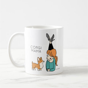 Personlig Corgi Mamma Coffee Mugg