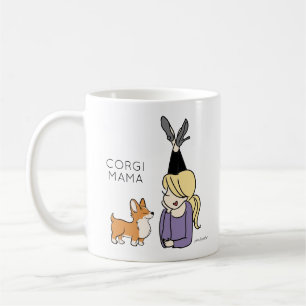 Personlig Corgi Mamma Coffee Mugg