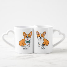 Personlig Corgi Par