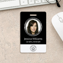 Personlig Corporate Employee ID Black