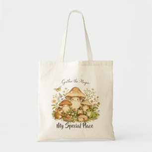 Personlig Cottagecore-vän-totebag Tygkasse