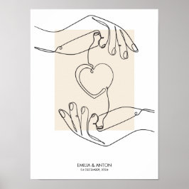 Personlig Couples Poster